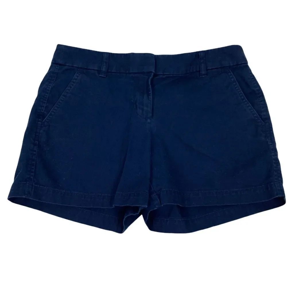 J. Crew Navy Chino Shorts size 4